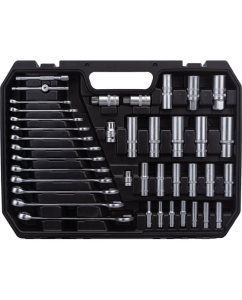 Купить Набор инструмента ЭВРИКА 1*2"&amp;1*4"&amp;3*8", DR, 6-гранный, 216 предмет ER-80216  в E-mobi