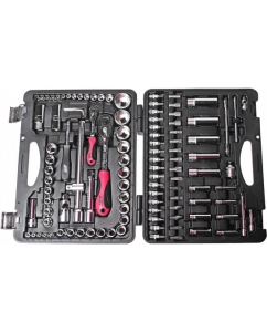 Купить Набор 6-гранных головок торцевых и вставок 1/4" &amp; 1/2" в кейсе, 110шт JTC JTC-H110B-B72  в E-mobi