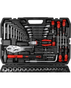 Купить Набор инструментов STARTUL PRO Stuttgart 1/4", 3/8", 1/2" 6 граней, 142 предмета PRO-142S  в E-mobi