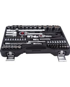 Купить Набор инструментов FORCE 82 предмета 1/4, 1/2 SL головки 4821R  в E-mobi