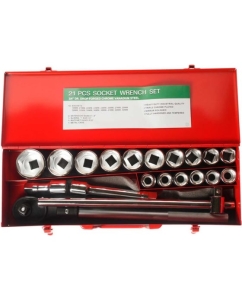 Купить Набор шестигранных торцевых головок 3/4" 19-50мм 21шт JTC-H621M  в E-mobi