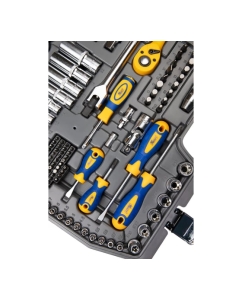 Купить Набор инструментов KRAFT 1/2" и 1/4", 165 предметов KT 703019  в E-mobi