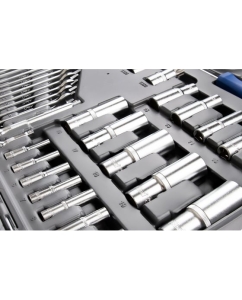 Купить Набор инструмента 1/2 Dr 3/8 Dr и 1/4 Dr 218 предметов KRAFT KT 700684  в E-mobi