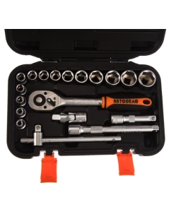 Купить Набор торцевых головок Автоdело 3/8" DR 19 предметов 39919 13977  в E-mobi