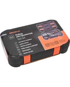 Купить Набор торцевых головок АвтоDело 1/4" DR 64 предмета 39934 16087  в E-mobi