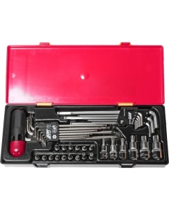 Купить Набор инструментов TORX, HEX ключи, головки в кейсе 40шт JTC-K1401  в E-mobi