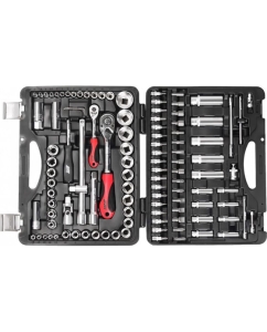 Купить Набор торцевых головок и вставок для поврежденных болтов и гаек (1/4”, 1/2”, 110шт) JTC S110B-B72  в E-mobi