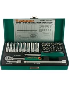 Купить Набор торцевых головок 1/4"DR 4-13 мм Jonnesway S04H2125S  в E-mobi
