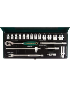 Купить Набор торцевых головок (3/8"DR; 6-23 мм; 20 предметов) Jonnesway S04H3120S  в E-mobi