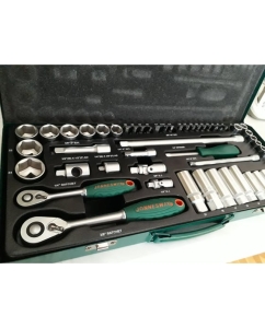 Купить Набор стандартных и глубоких торцевых головок 1/4" и 3/8"DR 4-24 мм Jonnesway S04H3157S  в E-mobi