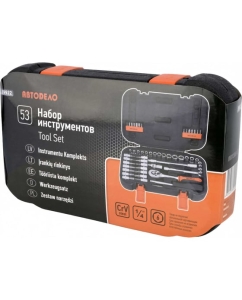 Купить Набор торцевых головок АвтоDело 1/4" DR 53 предмета 39922 16085  в E-mobi