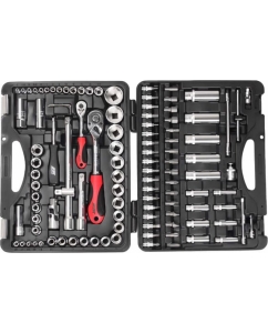 Купить Набор торцевых головок и вставок (1/4&amp;1/2, 12-гранные, в кейсе, 110 предметов) JTC T110B-B72  в E-mobi