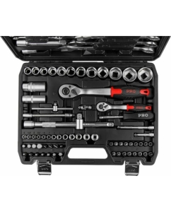 Купить Набор инструментов STARTUL 1/4 , 1/2 6 граней 82 предмета PRO Stuttgart PRO-082S  в E-mobi