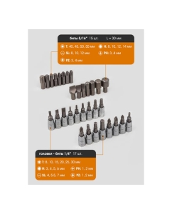 Купить Набор инструментов FORSTIME 82пр.1/4&amp;#39;&amp;#39;,1/2&amp;#39;&amp;#39;(6гр.)(4-32мм) FT-4821-5(52555)  в E-mobi