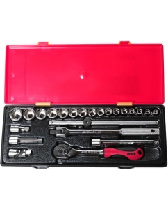 Купить Набор шестигранных торцевых головок 3/8" 6-22мм в кейсе 23шт JTC-K3232  в E-mobi