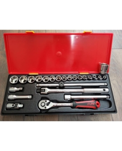 Купить Набор шестигранных торцевых головок 3/8" 6-22мм в кейсе 23шт JTC-K3232  в E-mobi