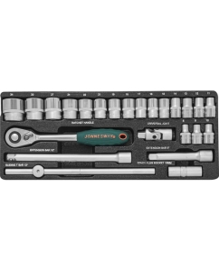 Купить Набор торцевых головок Jonnesway S04H4724S 1/2" 8-34 мм, 24 предмета 047483  в E-mobi