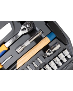 Купить Набор инструмента 1/2 Dr и 1/4 Dr 56 предметов KRAFT KT 700303  в E-mobi