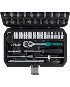 Купить Набор инструментов ВОЛАТ 1/4" 6 граней, 46 предметов 18550-46  в E-mobi