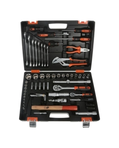Купить Набор инструментов 1/2, 1/4 дюйма CrV, пластиковый кейс 76 предметов Вихрь 73/6/7/4  в E-mobi