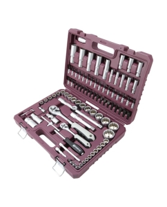 Купить Универсальный набор инструмента THORVIK TS094/12 1/4, 1/2DR с торцевыми 12-гранными головками, 94 предмета 054010  в E-mobi