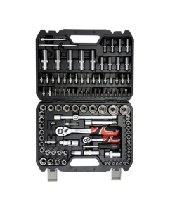 Купить Набор инструментов YATO 1/2"-1/4" 108 предметов (пластиковый кейс) YT-38791  в E-mobi