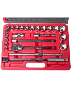 Купить Набор шестигранных торцевых головок 1/2" 10-32мм в кейсе 24шт JTC-H424B  в E-mobi