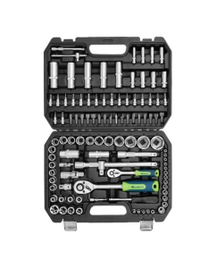 Купить Набор инструментов СИБРТЕХ 1/2", 1/4", 108 предметов 13389  в E-mobi