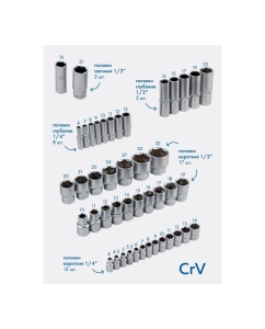 Купить Набор инструментов Forsage 69пр., 1/4", 1/2", (6гр.) F-4603-5(57610)  в E-mobi