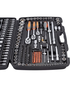 Купить Набор инструментов STHOR 1/2 216 предметов пластиковый кейс 58691  в E-mobi