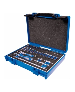 Купить Набор шестигранных торцевых головок с принадлежностями KING TONY 1/4" 4-14 мм, 34 предмета 2534MRV  в E-mobi