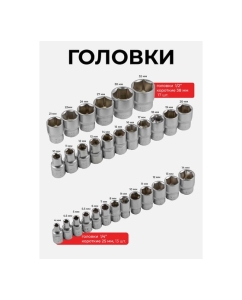Купить Набор инструмента BaumAuto 108пр. 1/2",1/4" 6гр. 4-32мм BM-41082-5(16725)  в E-mobi