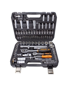 Купить Набор инструментов ISMA 1/4", 1/2", 6 гр., 4-32 мм, 94 предмета 4941-5(50774)  в E-mobi