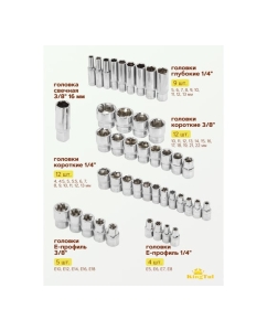 Купить Набор инструментов KingTul 108 предметов  KT-41082-5DS(52678)  в E-mobi