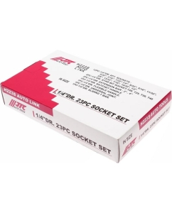 Купить Набор шестигранных торцевых головок и насадок 1/4" 5/32"-1/2", Т20-Т40 в кейсе 23шт JTC-H223S  в E-mobi