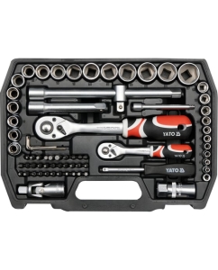 Купить Набор инструментов YATO 1/4&amp;#39;&amp;#39; и 1/2&amp;#39;&amp;#39;, 72пр YT-38782  в E-mobi