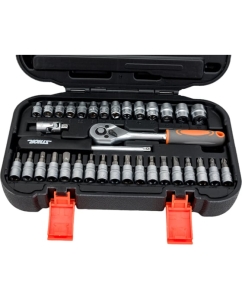 Купить Набор инструментов STHOR 1/4 38 предметов пластиковый кейс 58640  в E-mobi