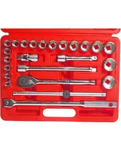 Купить Набор двенадцатигранных торцевых головок 1/2" 10-32мм в кейсе 24шт JTC-T424B  в E-mobi