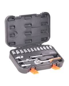 Купить Набор торцевых головок АвтоDело 1/4" DR 17 предметов 39917 13700  в E-mobi