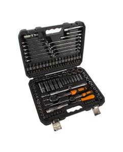 Купить Универсальный набор инструментов 125 предметов, пластиковый кейс Airline AT-125-40  в E-mobi