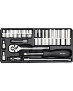 Купить Набор торцевых головок YATO 1/4" 23 пр. YT-14421  в E-mobi