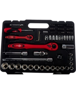 Купить Профессиональный набор инструментов INTERTOOL 72 шт., 1/2 и 1/4, Cr-V ET-6072  в E-mobi