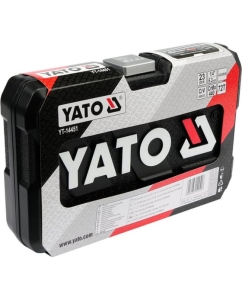 Купить Набор торцевых головок YATO 1/4" 23 предмета YT-14451  в E-mobi