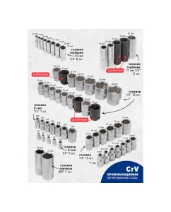 Купить Набор инструментов Forsage 108пр, 1/4", 1/2" 6гр, F-41082-5L NEW F-41082-5L NEW(54537)  в E-mobi