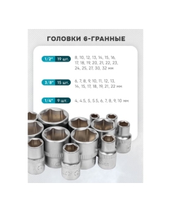 Купить Набор инструментов iLOFORCE 142пр.1/4",3/8",1/2" IF-41421-5(57953)  в E-mobi