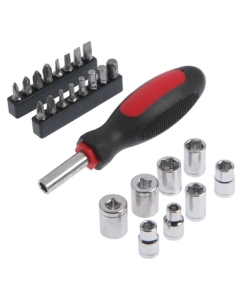 Купить Набор инструментов  ТУНДРА подарочный пластиковый кейс, 25 предметов 5084189  в E-mobi