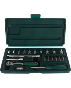 Купить Набор торцевых головок (1/4"DR; 4-13 мм; 21 предмет) Jonnesway S04H2721S  в E-mobi