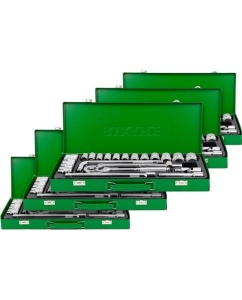 Купить Набор инструментов Rockforce 24 предметов 1/2" ( 6гр) 5 комплектов RF-4245B-5 / 5 K-T /(58580)  в E-mobi