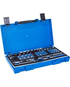 Купить Набор торцевых головок с принадлежностями 3/8" KING TONY двенадцатигранные, 1/4"-15/16" мм, 32 3032SRV  в E-mobi