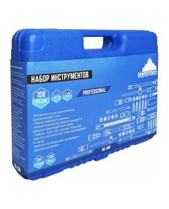 Купить Набор инструментов 108 предметов vertextools НБ-108  в E-mobi